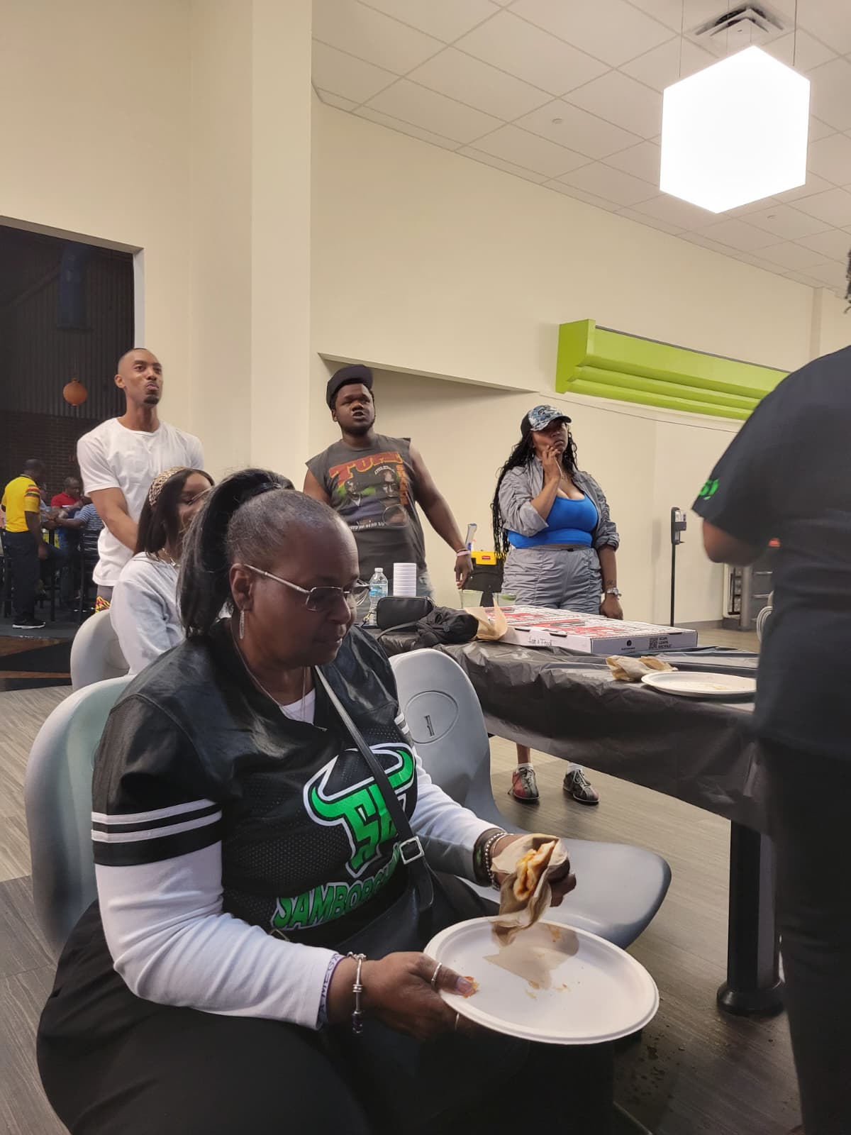 Samborghini6ix jersey at the annual bowling event